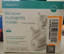 Load image into Gallery viewer, nanobebe Baby Bottles for Breastfed Babies,  3pk (Award Winning Innovation), Teal
