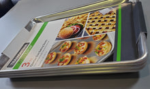 Load image into Gallery viewer, Tramontina Aluminum Baking Sheet Pan, Quarter Size, 9.5"L x 13"W, 3 count
