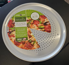 Load image into Gallery viewer, Nordic Ware Naturals Aluminum Commercial 16" Hot Air Pizza Crisper, Silver
