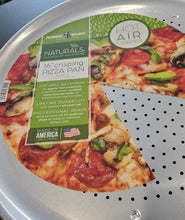 Load image into Gallery viewer, Nordic Ware Naturals Aluminum Commercial 16" Hot Air Pizza Crisper, Silver

