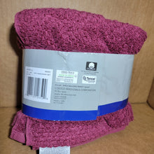 Load image into Gallery viewer, Mira Bella 4pc Hand Towel &amp; Washcloth Set - Berry
