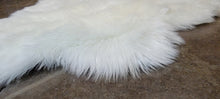 Load image into Gallery viewer, Machine Washable Faux Sheepskin White Cloud Area Rug 32" x 44" - Soft and Silky - Perfect for Baby's Room, Nursery, playroom (2' 7" x 3' 7") - White Cloud
