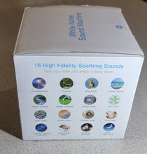 Load image into Gallery viewer, White Noise Sound Machine, Night Light, 16 Soothing Sounds for baby or adults.
