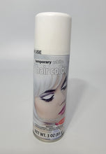 Load image into Gallery viewer, Goodmark Hair Color Spray In - Shampoo Out 3 oz Holiday Costume - WHITE
