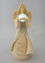 Load image into Gallery viewer, Enesco Foundations Lullaby Angel LED Night Light, 9.06" Poly Resin Figurine
