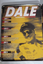 Load image into Gallery viewer, Collectible Dale Earnhardt 6 DVD Set In Metal Collector Tin Life Story by Paul Newman
