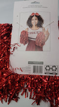 Load image into Gallery viewer, Halloween 4-piece Cheer Kit Includes Headpiece, Metal Ring &amp; 1 pair of Pom Poms
