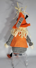 Load image into Gallery viewer, Halloween Scarecrow Orange Hat Accent Decor, Weighted bottom
