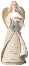 Load image into Gallery viewer, Enesco Foundations Lullaby Angel LED Night Light, 9.06" Poly Resin Figurine

