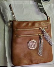 Load image into Gallery viewer, MKF Collection Angelina Crossbody Bag by Mia K. - Cognac Brown
