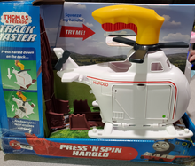 Load image into Gallery viewer, Thomas &amp; Friends Press 'n Spin Harold, Toy Helicopter with Spinning Propellers for Preschool Kids Ages 3 Years &amp; Older, Multicolor
