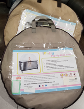 Load image into Gallery viewer, Baby Crib Pop up Tent: Premium Baby Bed Canopy Netting Cover - See Through Mesh Top Nursery Mosquito Net - Stylish and Sturdy Infant Crib Tent Net
