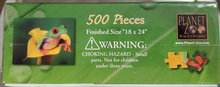 Load image into Gallery viewer, Planet Zoo Peekaboo Frog Jigsaw Puzzle 500pc
