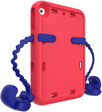 Load image into Gallery viewer, Speck Products Case-E, Fits iPad Mini 4 Case (2019), Case for Kids, Sandia Red/Brilliant Blue
