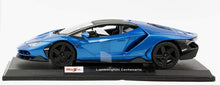 Load image into Gallery viewer, Maisto Lamborghini Centenario Blue 1:18 Model Car Special Edition
