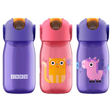 Load image into Gallery viewer, Zoku Kids Flip Straw Bottles, 3-piece Set

