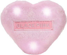 Load image into Gallery viewer, Blackpink Light-Up Plush Heart, Glows with 4 Different Light Shows - Soft Plush Heart Lights Up, Even in Response to Music!

