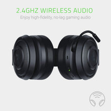 Load image into Gallery viewer, Razer Nari Essential Wireless 7.1 Surround Sound Gaming Headset: THX Spatial Audio  - Black
