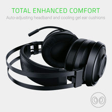 Load image into Gallery viewer, Razer Nari Essential Wireless 7.1 Surround Sound Gaming Headset: THX Spatial Audio  - Black
