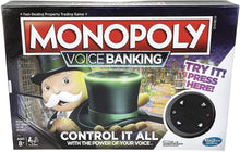 Load image into Gallery viewer, Monopoly Voice Banking Electronic Family Board Game for Ages 8 &amp; Up
