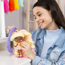 Load image into Gallery viewer, SpinMaster Candylocks, Deluxe 7" Lacey Lemonade Scented Sugar Style Collectible Surprise Doll with Accessories
