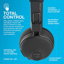 Load image into Gallery viewer, JLab Audio Studio Bluetooth Wireless On-Ear Headphones | 30+ Hr Bluetooth | EQ3 Sound |  Black
