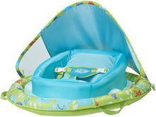 Load image into Gallery viewer, Spin Master, Inc SwimWays Infant Baby Spring Float with Adjustable Sun Canopy - Green, 39.25" x 31.75" x 17.56"
