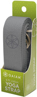 Gaiam Yoga Strap Premium Athletic Stretch Band with Metal D-Ring | Exercise & Fitness Stretching