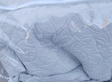 Load image into Gallery viewer, Aidan Gray Embroidered Coverlet - King Size
