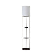 Load image into Gallery viewer, Adesso 62" Qi Shelf Charging Floor Lamp

