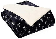 Load image into Gallery viewer, Life Comfort Ultimate Faux Fur (Dark Blue &amp; White)
