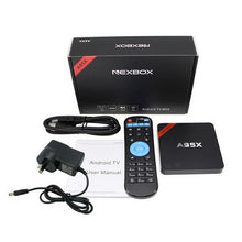 Load image into Gallery viewer, Nexbox A95X Amlogic S905X TV Box Android 6.0 Max KODI IPTV Smart TV Box Android Media Player
