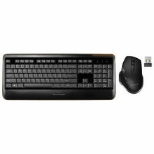 Load image into Gallery viewer, Platinum Wireless Keyboard and Mouse Combo, Stylish w/Silent Rubber keycaps
