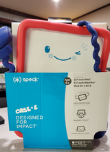 Load image into Gallery viewer, Speck Products Case-E, Fits iPad Mini 4 Case (2019), Case for Kids, Sandia Red/Brilliant Blue
