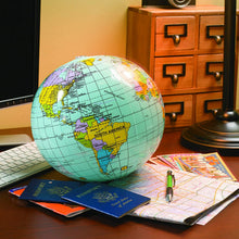 Load image into Gallery viewer, Inflatable World Globe Beach Ball 9"
