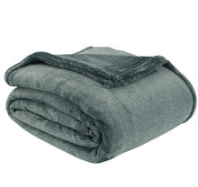 Load image into Gallery viewer, Berkshire Life Eco Soft Blanket, Heather Green, King
