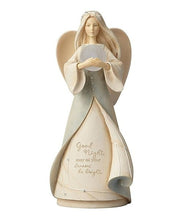 Load image into Gallery viewer, Enesco Foundations Lullaby Angel LED Night Light, 9.06" Poly Resin Figurine
