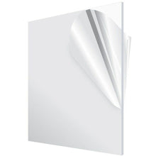Load image into Gallery viewer, Cast Acrylic Plexiglass Sheet Clear, 1/8",  24" x 24", UV-Resistant, Transparent, Multipurpose, acrylic Sheet, Durable, Weatherproof
