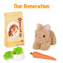 Load image into Gallery viewer, Our Generation Mini Plush Pet Bunny Accessory Set for 18" Dolls
