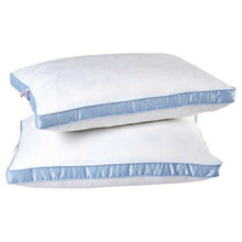 Load image into Gallery viewer, Collier Campbell Pillow Collection 2-Pack Sky Blue Queen, Standard, NuLoft Fiber Fill

